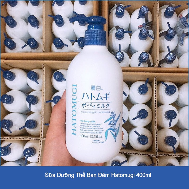 Sữa Dưỡng Thể Reihaku Hatomugi Cấp Ẩm Làm Min Da Moisturizing & Conditioning The Body 400ml
