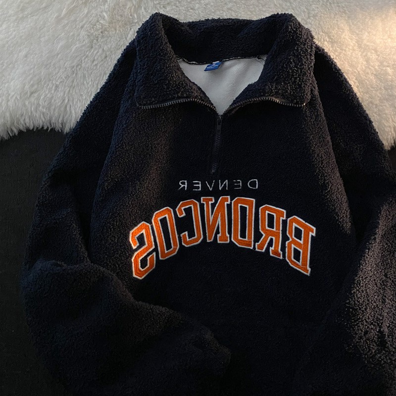 [Hàng Order] Áo Polo BRONCOS có cổ ULzzang form rộng dài tay dày dặn Unisex mới nhất thu đông OR109 | BigBuy360 - bigbuy360.vn