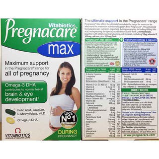 Vitamin Cho Bà Bầu Pregnacare Max