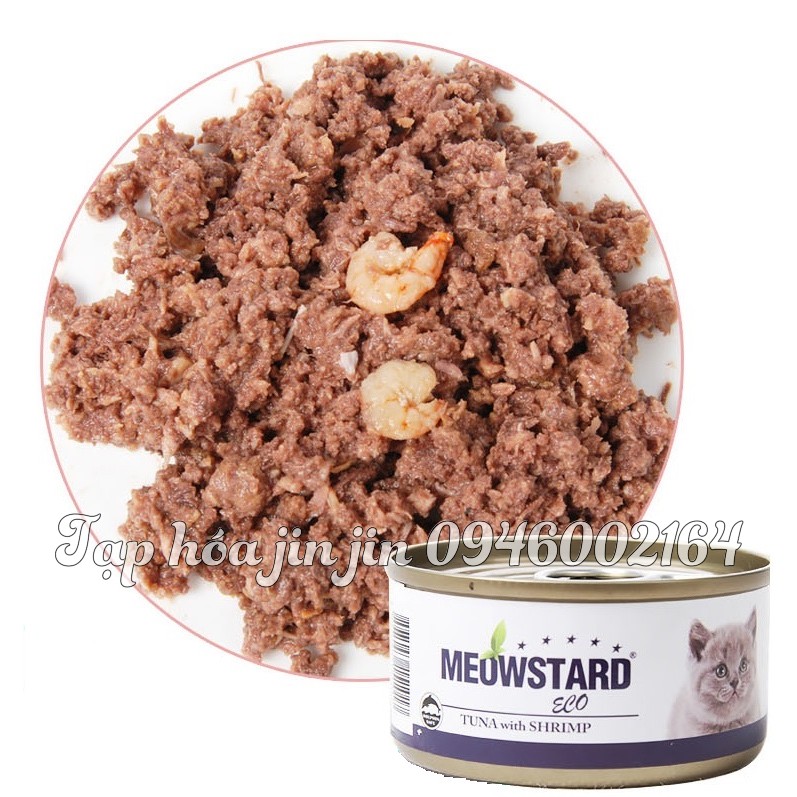 Thức ăn ướt cho mèo Meowstard ECO(80G)