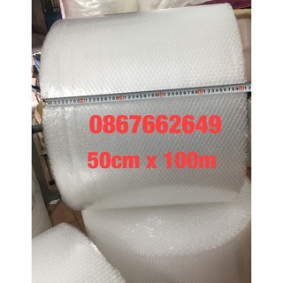 [50cm x 100m] Màng xốp hơi, xốp bóng khí, xốp bọc hàng, xốp chống sốc