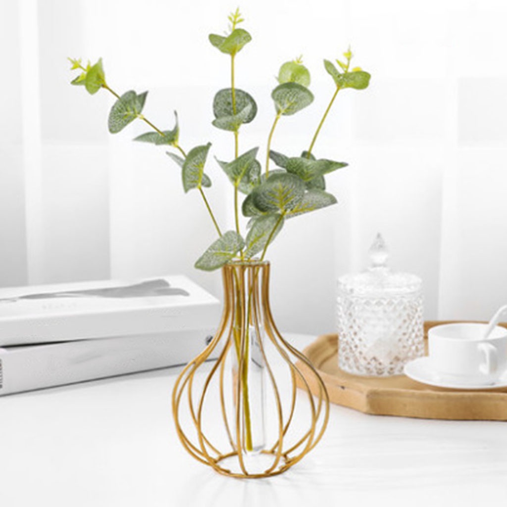 Kính Lọ Hoa Thủy Tinh Dạng Ống Nghiệm Dùng Trang Trí Nhà Cửa / Văn Phòng