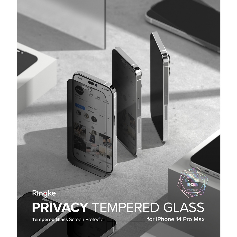 CL Ringke Chống Nhìn Trộm iPhone 15 Pro Max /15 Pro/15/ 14 Pro Max / 14 Pro/ 14 Plus/ 13 Pro Max