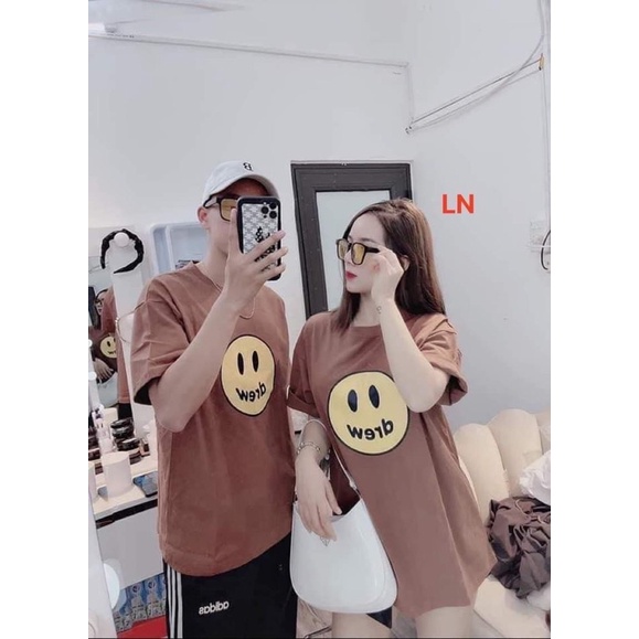 Áo phông MẶT vàng tròn DREW TH6