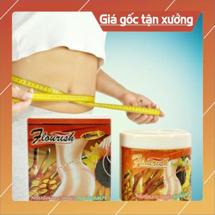 Hàng chính hãng -  Kem tan mỡ bụng gừng hiệu Flourish Thái Lan, Kem làm giảm mở bụng gừng Flourish Thái Lan 500ml