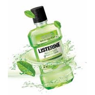 Combo 2 chai nước súc miệng listerine trà xanh 750ml và 250ml