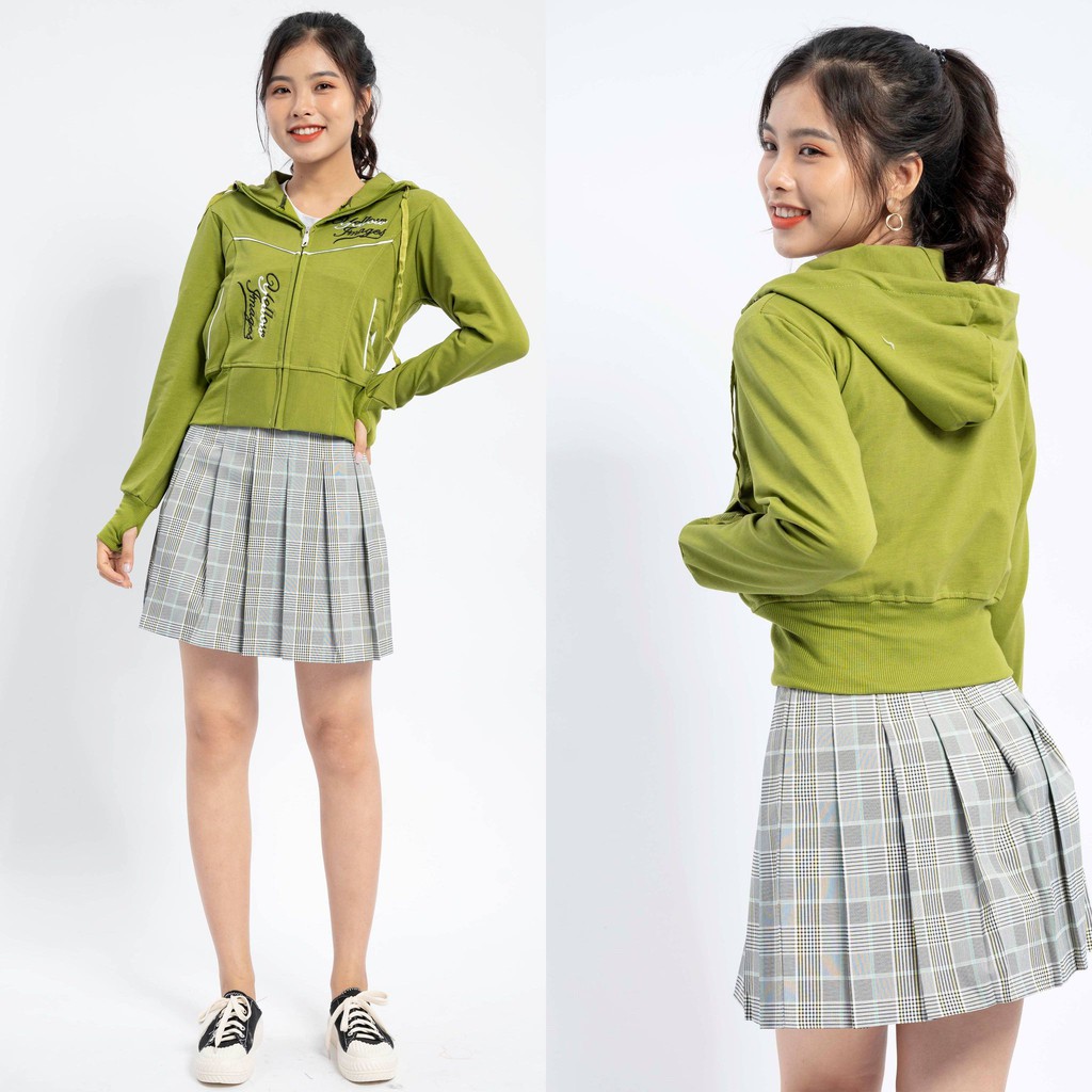 Áo khoác thun cotton 4 chiều mát lạnh đi nắng form lửng croptop siêu cá tính