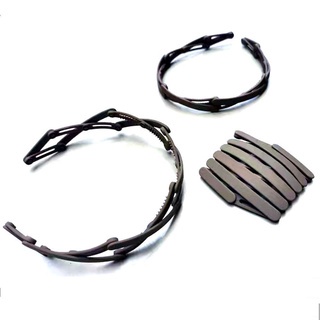 Cài tóc nhựa gấp gọn bỏ túi tiện dụng cho bạn gái màu ngẫu nhiên