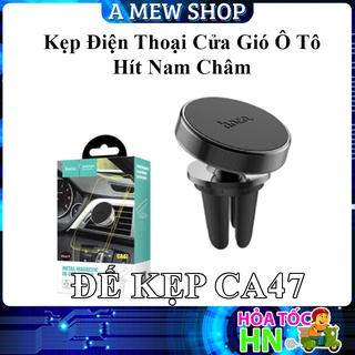 (HOT) Đế gắn điện thoại nam châm kẹp cửa gió điều hoà xe ô tô Hoco CA47