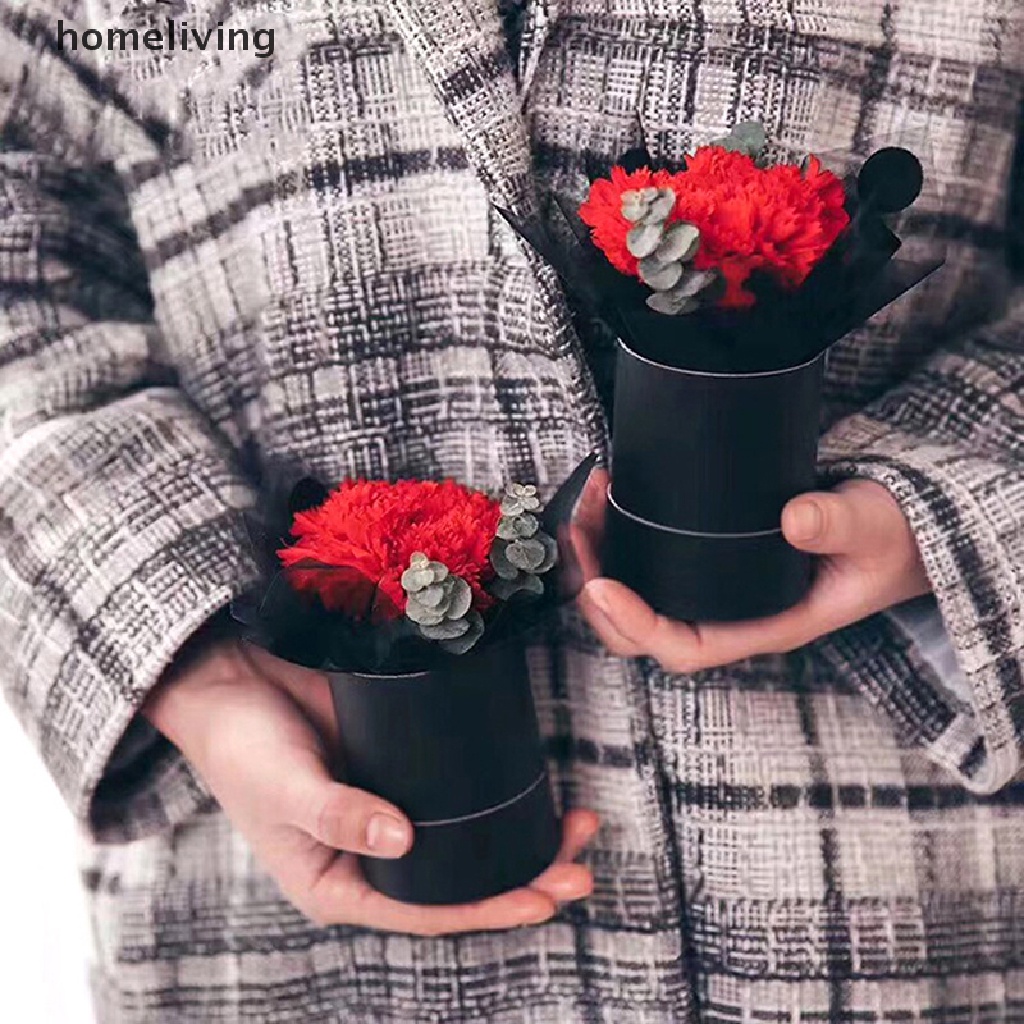 Hộp Giấy Tròn Đựng Hoa Có Nắp Đậy Tiện Lợi