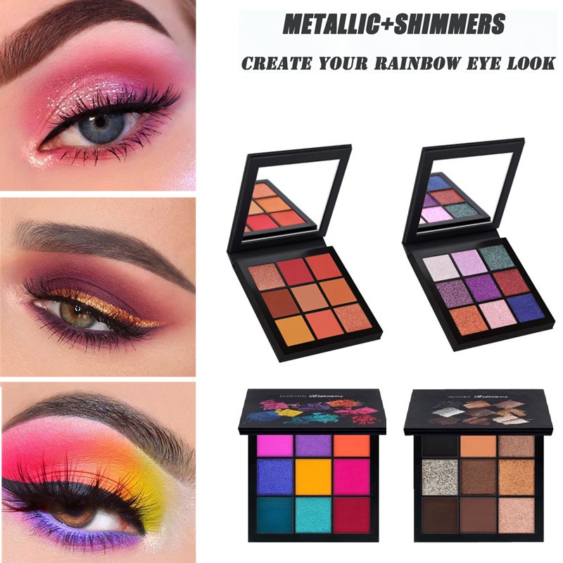 Bảng Phấn Mắt SEVICH 9 Màu Ánh Nhũ Lấp Lánh Trang Điểm Dự Tiệc | BigBuy360 - bigbuy360.vn