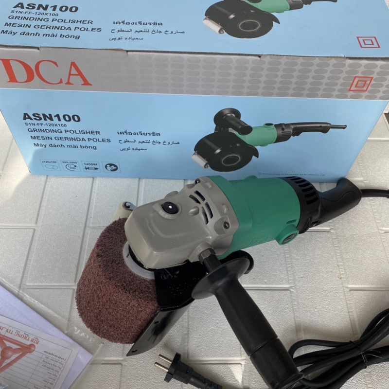 Máy Đánh Xước Inox DCA ASN100 - Công Suất 1400W - Bảo Hành 6 Tháng