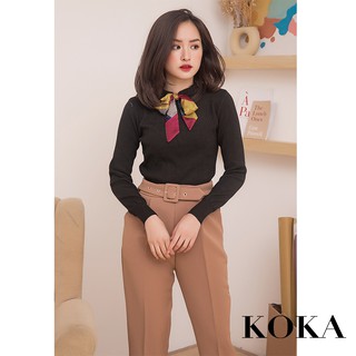 Áo len nơ lụa KOKA 39602