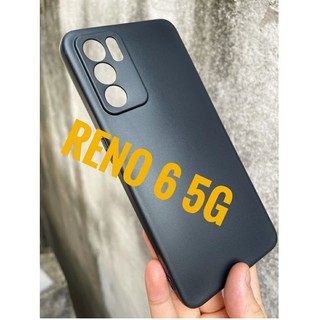 Ốp lưng dẻo nhám đen Oppo Reno 6 5G, Reno 6, Reno 6Z Silicon chống bẩn chống Vân tay bảo vệ máy