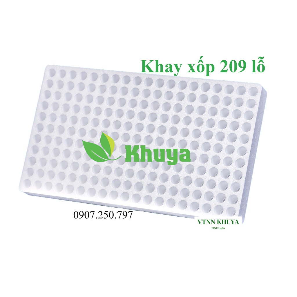 Khay xốp ươm hạt 209 lỗ