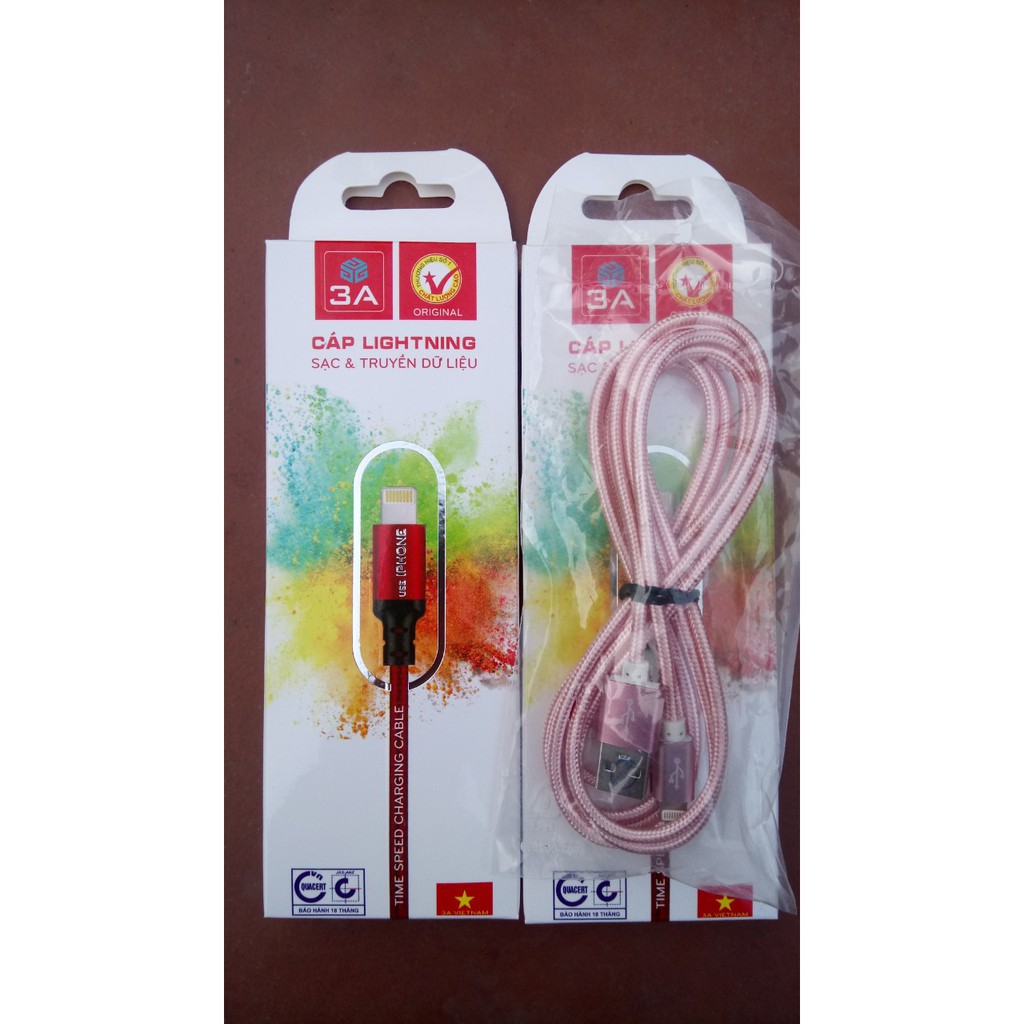 Cáp sạc bọc dù siêu bền dành cho iPhone và dòng Android