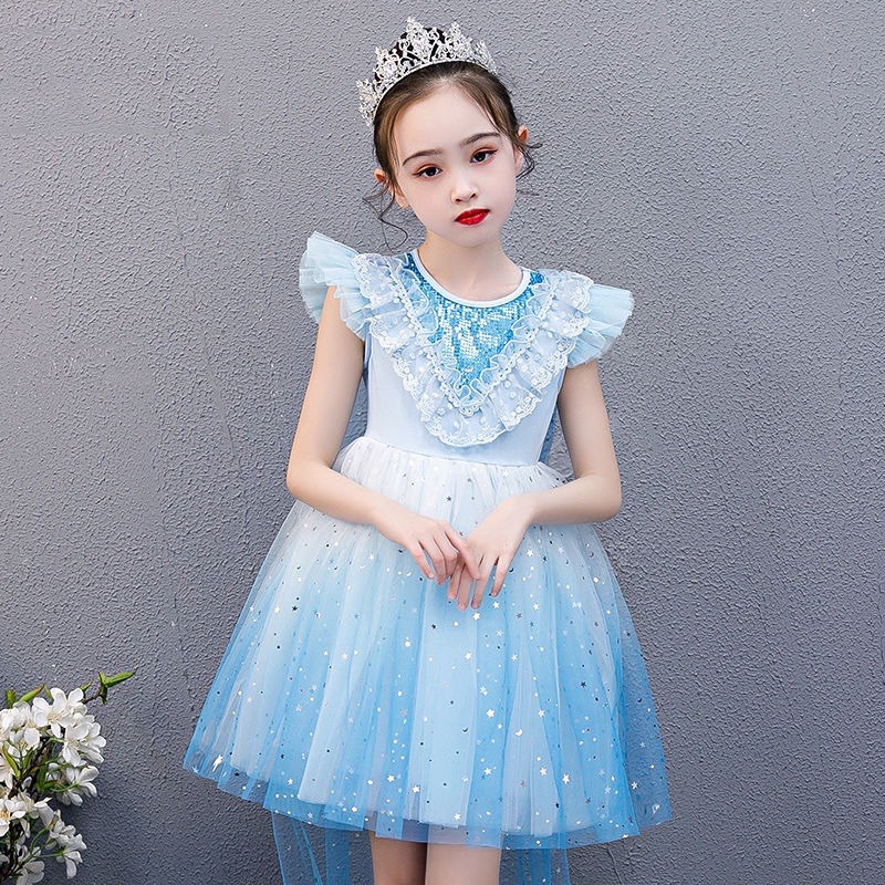 Váy công chúa ánh sao cho bé gái xinh lung linh