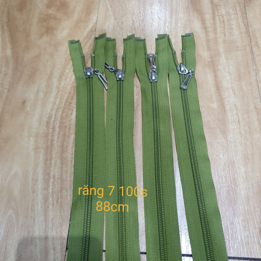 Dây khóa kéo nhựa ykk răng 7 dài 60cm và 88cm