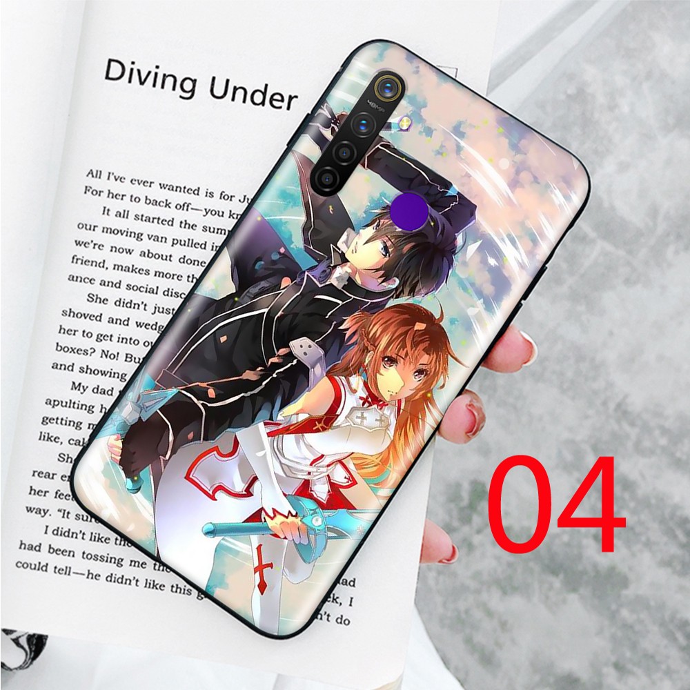 Ốp Lưng Mềm In Hình Sword Art Online Cho Realme A5 2 3 5 5i 6 X Lite Xt X2 Pro