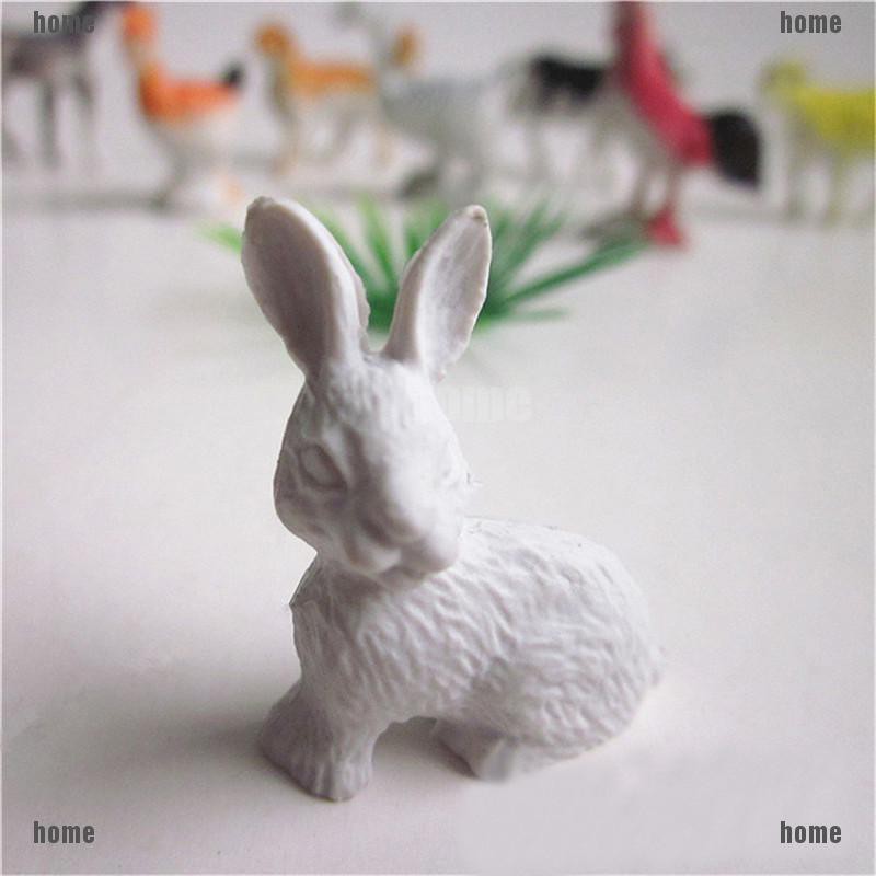 Bộ 8 Mô Hình Động Vật Bằng Nhựa Độc Đáo Trang Trí Nhà Cửa