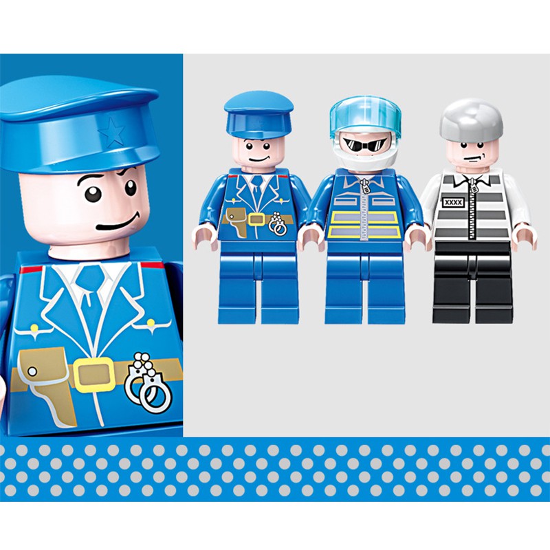 Lego City Swat - Đồ Chơi Lắp Ráp Xe Cảnh Sát Truy Bắt Tội Phạm Đua Xe Nguy Hiểm Cho Bé- 178+ - BabyBoo