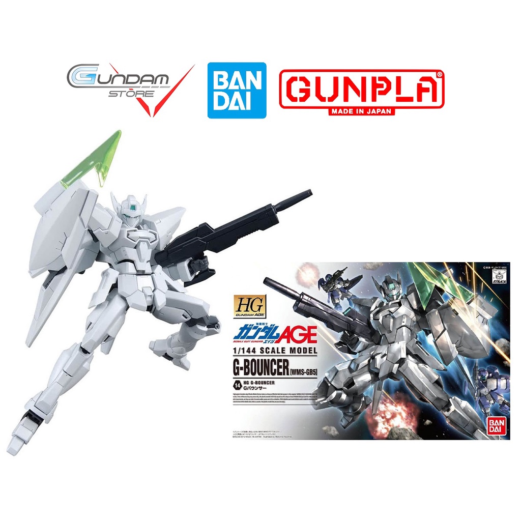 Mô Hình Gundam HG G-BOUNCER 1/144 Bandai HGAGE Đồ Chơi Lắp Ráp Anime Nhật