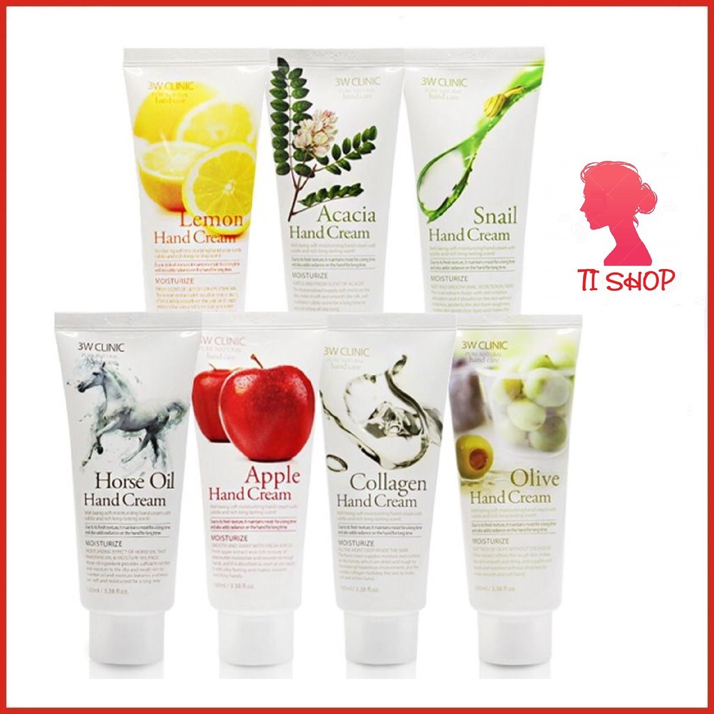 Kem tay 💋FREESHIP💋 Kem tay 3W Clinic Dưỡng da tay hiêu quả 100ml