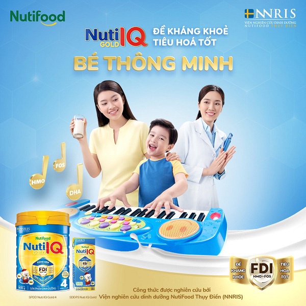 Sữa bột Nutifood Nuti IQ Gold 4 900g