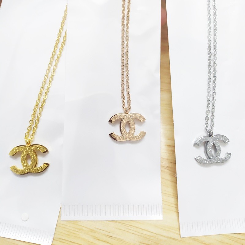 Dây Chuyền Nữ Chữ X Titan Ko Đen TT 3241