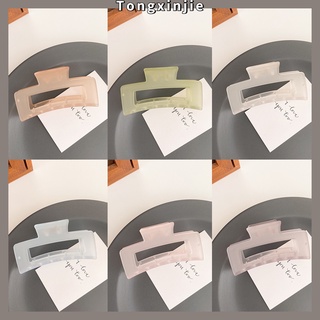 Kẹp tóc rỗng hình vuông đơn giản