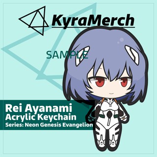 Móc Khóa Hình Nhân Vật Rei Ayanami Neon Genesis Evangelion