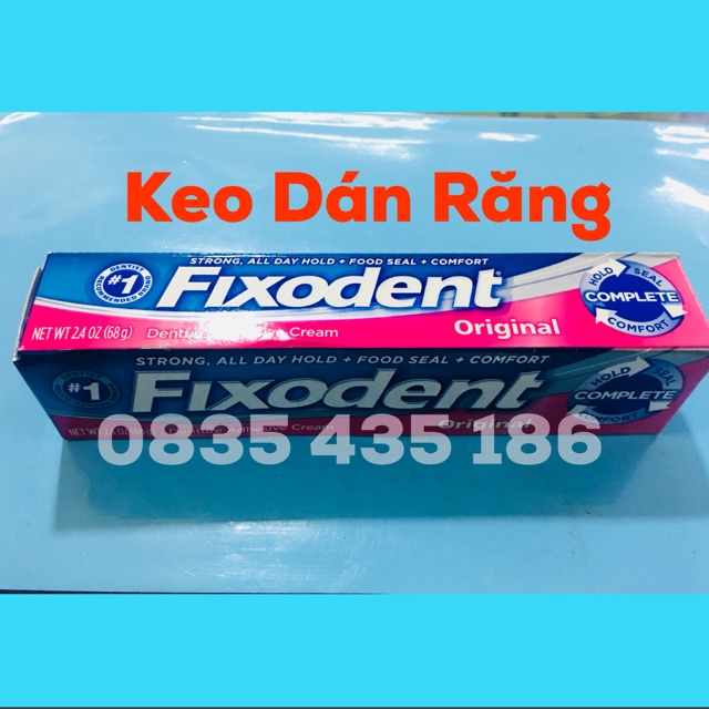 Keo Dán Hàm Giả Fixodent