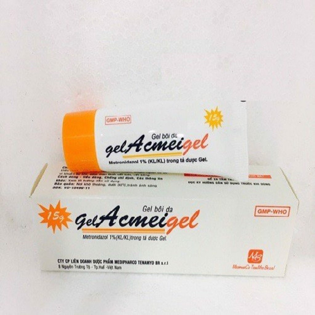 Gel Giảm Mụn Trứng Cá, Mụn Viêm Gelacmeigel Tuýp 15gr - Dr. Hoàng Vũ