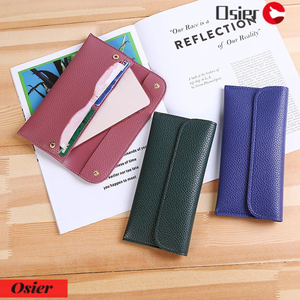 OSIER1 Long Wallets Fashion Clutch Hasp Purse Phone Pocket