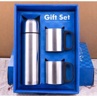 Bộ 1 Bình Giữ Nhiệt 0.5L + 2 Cốc 220 ml Carlmann Gift set