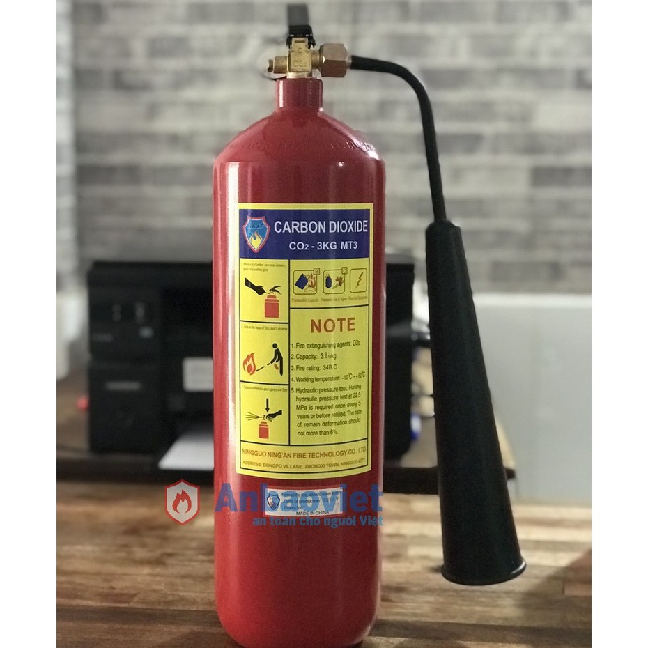 Bình chữa cháy khí CO2 3kg – MT3
