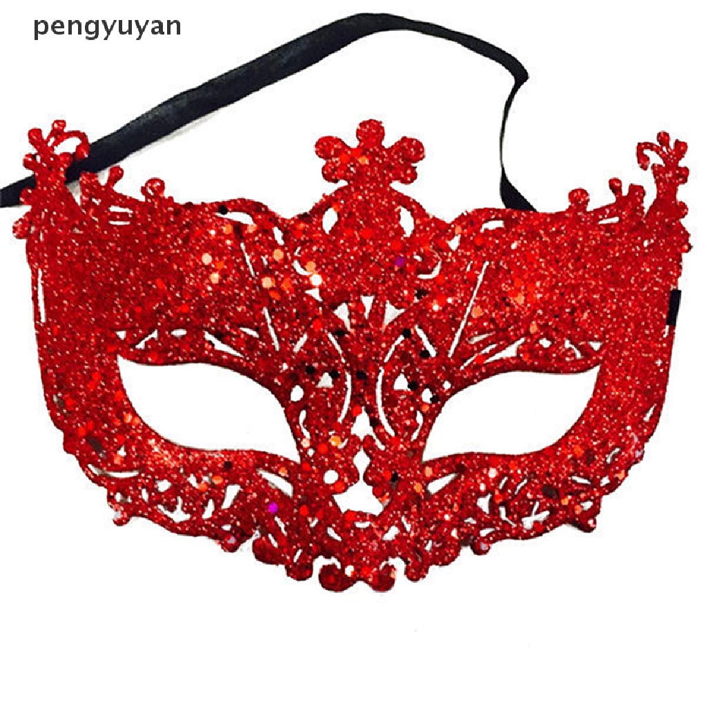 [pengyuyan] Mặt Nạ Mắt Cáo Sang Trọng Hóa Trang Quyến Rũ Cho Nữ