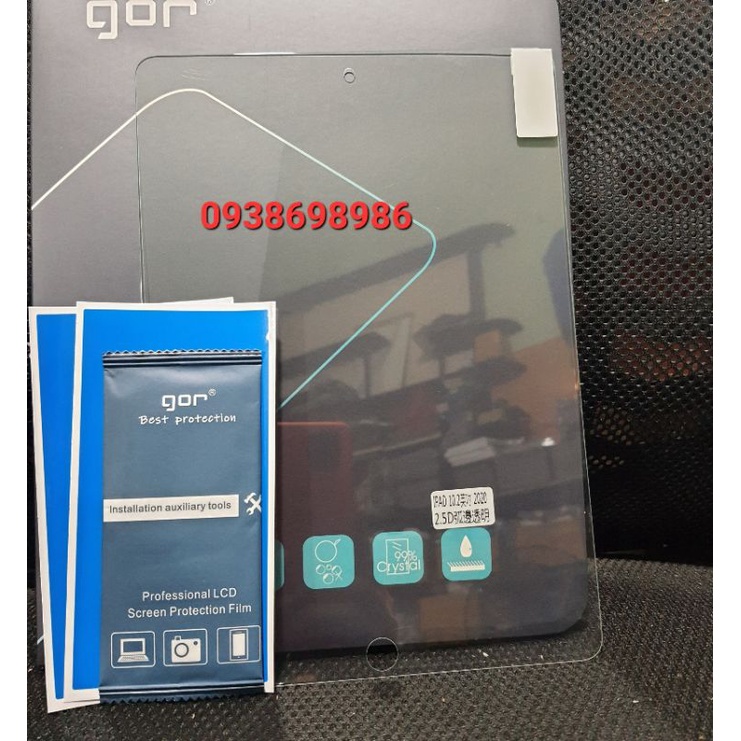Kính cường lực Ipad Gen 7 , gen 8 , gen 9 , 10.2 inch chính hãng Gor - Dán màn hình Apple Ipad