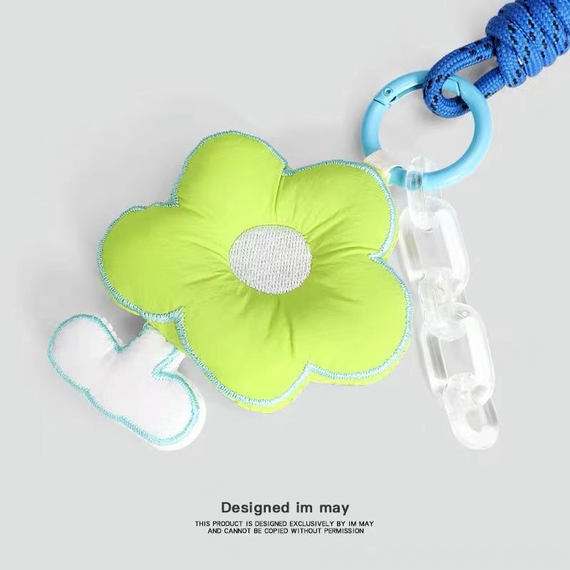 Móc Khóa Hình Bông Hoa Màu Dạ Quang Dễ Thương