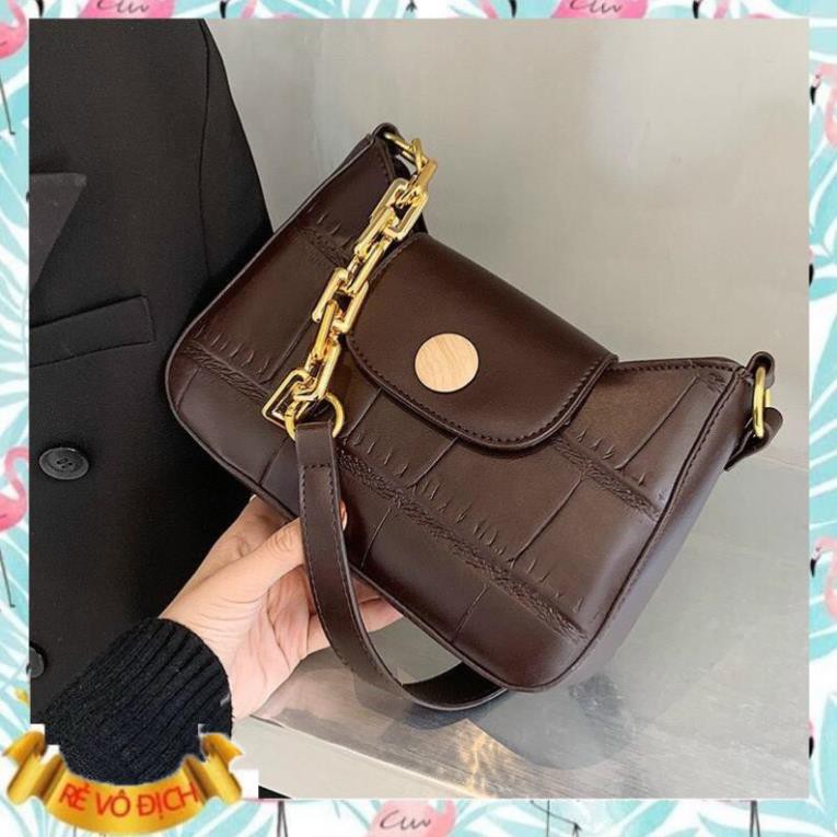 Hàng Cao Cấp -  Túi Xách Nữ- Kẹp Nách Cúc- Sang Trọng - shop chịu ship 100% | BigBuy360 - bigbuy360.vn