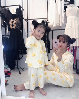 Set yukata cho mẹ và bé 200k