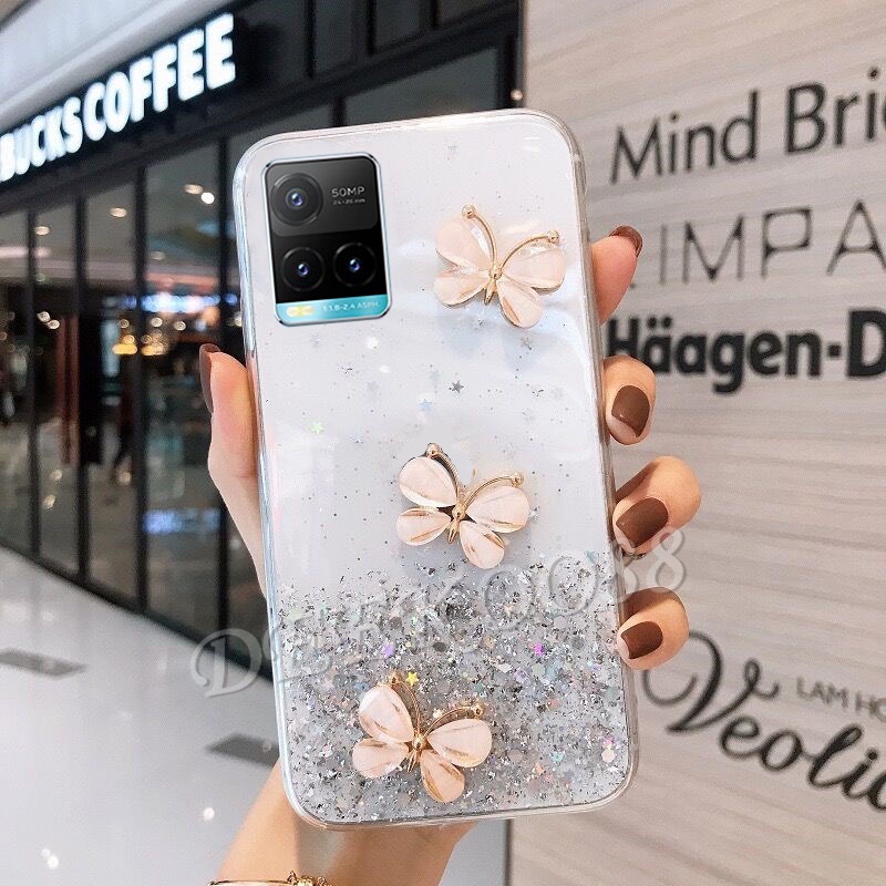 Ốp điện thoại gel kim tuyến lấp lánh cho Vivo y17s V29e Y36 Y27 Y21 Y21S Y33S  VIVO V23e V23 5G Vivo Y11 Y12 Y17 Y15 U10 Y52 Y72 Y31 Y12A Y20S Y12S Y20 V21 V20 Se Pro 2021