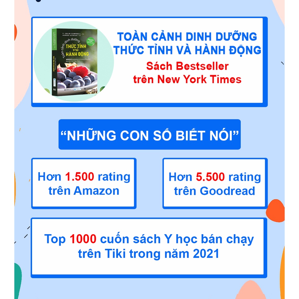 Combo Sách Bí mật dinh dưỡng cho sức khỏe toàn diện + Toàn cảnh dinh dưỡng thức tỉnh & hành động