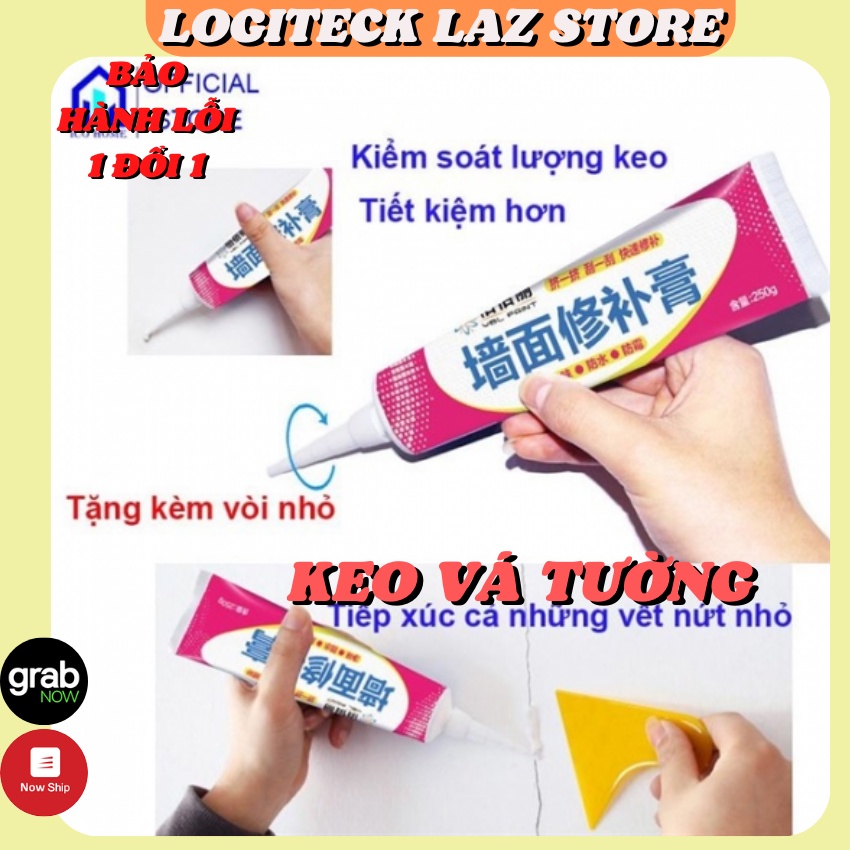Kéo vá vết nứt tường ,kéo trám khe nức tường thần thánh +tặng phụ kiện
