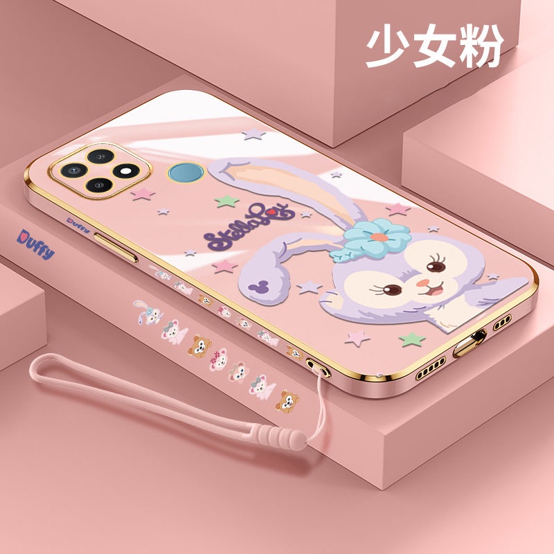 Ốp Điện Thoại Mềm Siêu Mỏng Mạ Điện Họa Tiết Hoạt Hình Cho OPPO A15 A15S F9 F9PRO A7 A5S A12 A3S A12E A83
