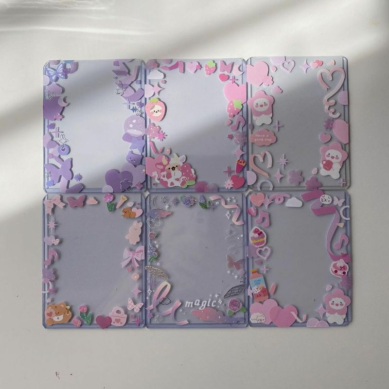 Toploader Decor Sẵn, Nhiều Hình Siu Cute, Giúp Bảo Vệ Card ✨