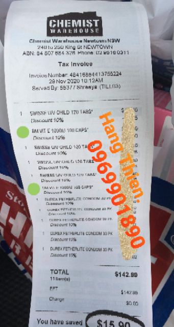 (Đủ bill chemist) VITAMIN E BLACKMORE ÚC 1000IU hộp 30 viên | BigBuy360 - bigbuy360.vn