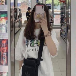 Áo thun Unisex tay lỡ BOBUIform rộng dáng dài (v97)