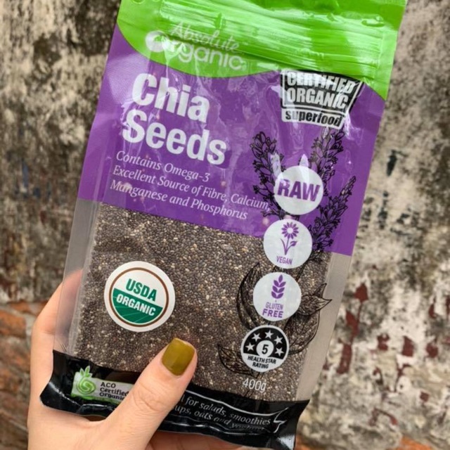 Hạt chia tím Úc Absolute organic date 12/2021 - TTS2312