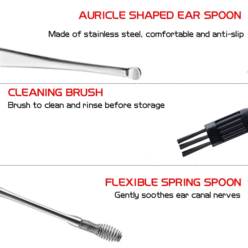 Set 5 Dụng Cụ Lấy Ráy Tai Chuyên Dụng